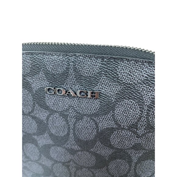 Coach Mens Signature brown black Canvas Leather Sling Pack Bag SKU 9121 - Picture 4 of 16